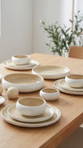 Karolina 14 Pcs DinnerSet Beige