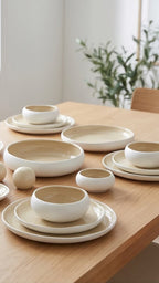 Karolina 14 Pcs DinnerSet Beige