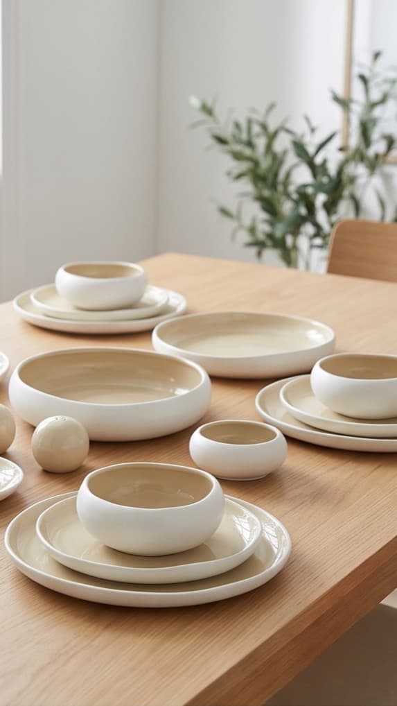 Karolina 14 Pcs DinnerSet Beige