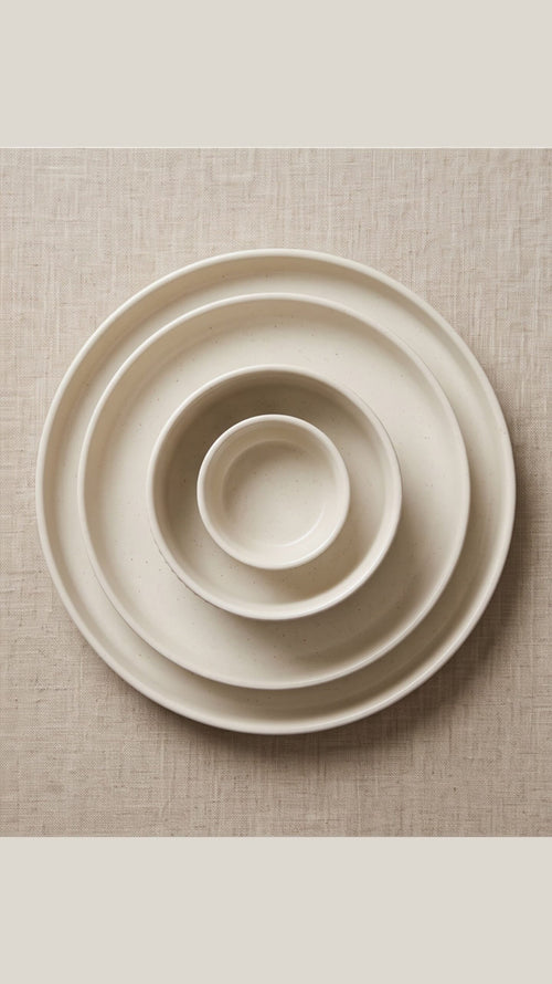 Karolina 14-Piece Dinner Set (Ribbed)