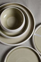 Karolina 30-Piece Dinner Set Olive Stone