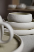 Karolina 30-Piece Dinner Set Olive Stone