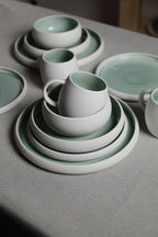 Karolina 30-Piece Dinner Set Mint Stone
