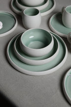 Karolina 30-Piece Dinner Set Mint Stone