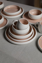 Karolina 30-Piece Dinner Set Peach Stone