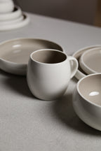 Karolina 30-Piece Dinner Set Beige Glossy