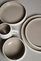 Karolina 30-Piece Dinner Set Beige Glossy