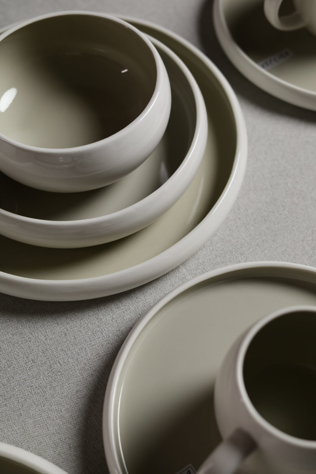 Karolina 30-Piece Dinner Set Ivory Glossy