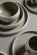 Karolina 30-Piece Dinner Set Ivory Glossy