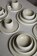 Karolina 30-Piece Dinner Set Ivory Glossy