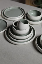 Karolina 30-Piece Dinner Set Sage Glossy