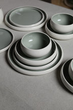 Karolina 30-Piece Dinner Set Sage Glossy