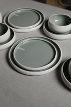 Karolina 30-Piece Dinner Set Sage Glossy