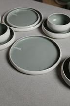 Karolina 30-Piece Dinner Set Sage Glossy