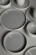 Karolina 30-Piece Dinner Set Grey Glossy