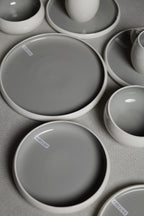 Karolina 30-Piece Dinner Set Grey Glossy