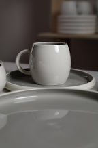 Karolina 30-Piece Dinner Set Grey Glossy