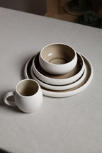 Karolina 30-Piece Dinner Set Taupe Stone