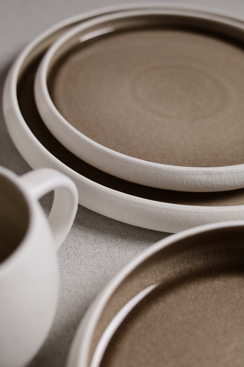 Karolina 30-Piece Dinner Set Taupe Stone