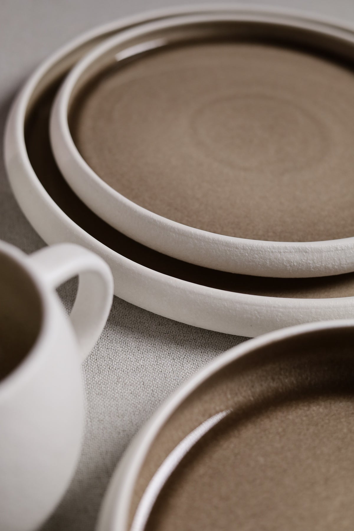 Karolina 30-Piece Dinner Set Taupe Stone