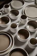 Karolina 30-Piece Dinner Set Taupe Stone
