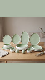 Karolina 30 Pcs - 60 Pcs DinnerSet mintgreen