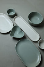 Karolina 30-Piece Dinner Set (Ribbed)