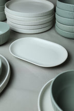 Karolina 30-Piece Dinner Set (Ribbed)
