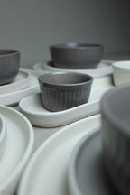 Karolina 30-Piece Dinner Set (Ribbed)