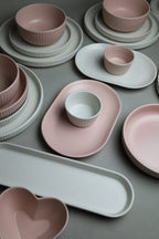 Karolina 30-Piece Dinner Set (Ribbed)
