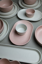 Karolina 30-Piece Dinner Set (Ribbed)