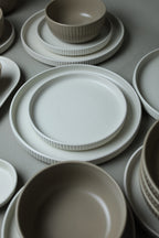Karolina 30-Piece Dinner Set (Ribbed)