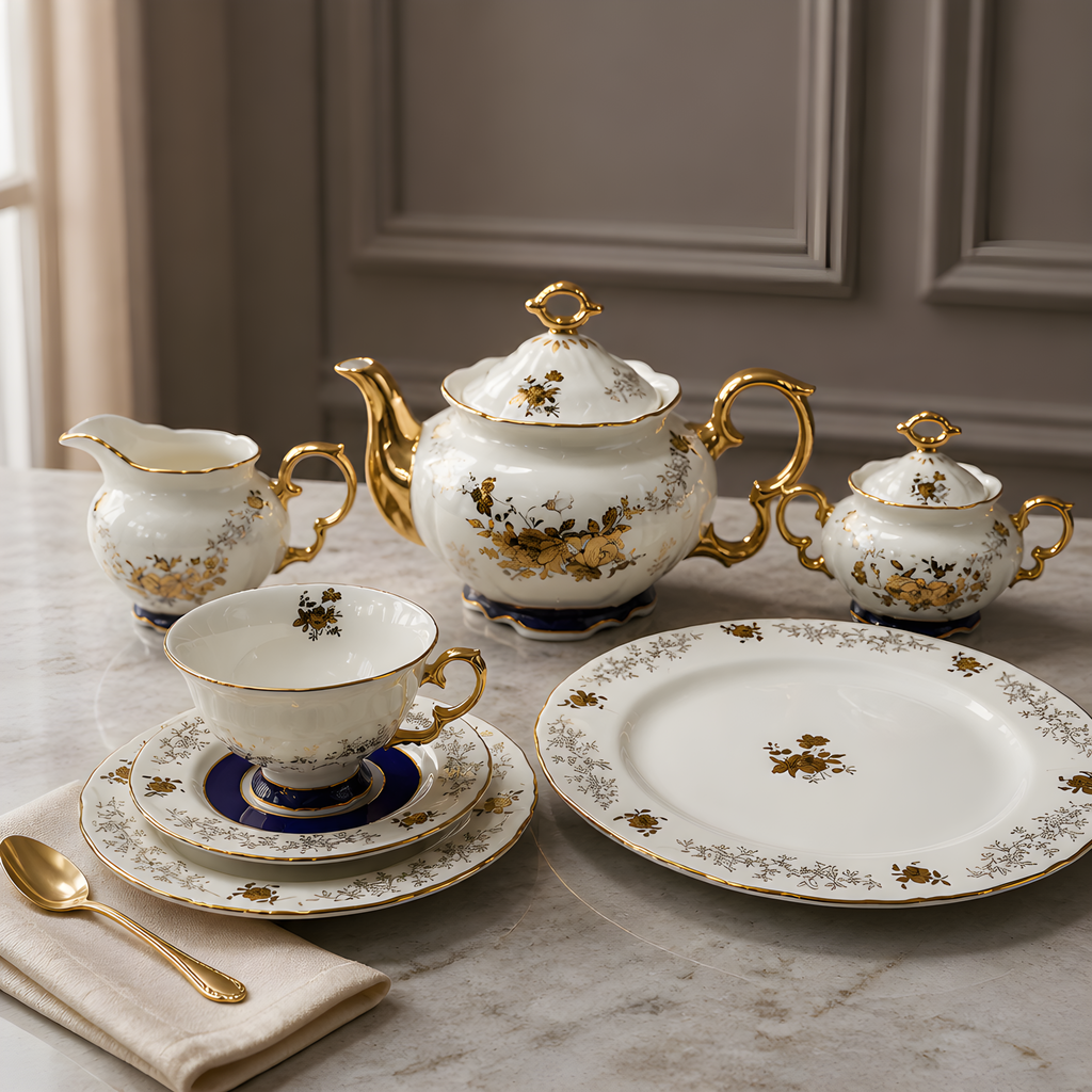 tea and cake set 24-piece