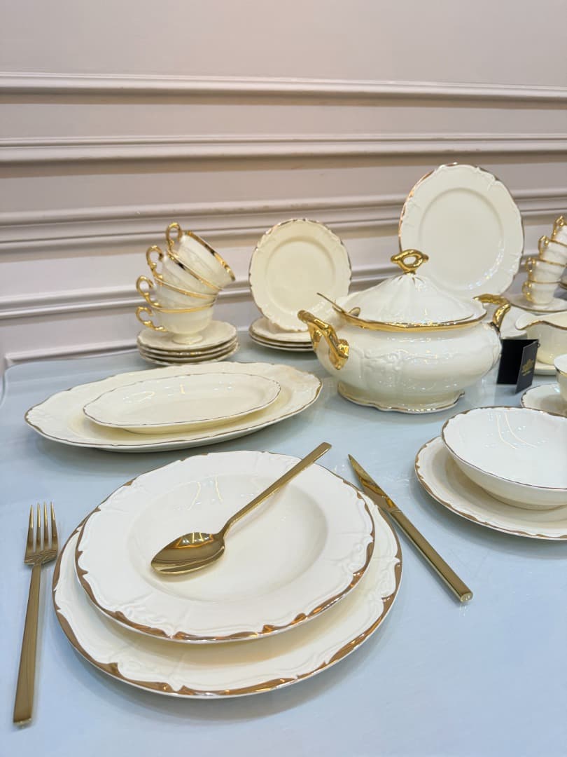 ELEGANT Dinner Set 62 Pcs - 124 Pcs