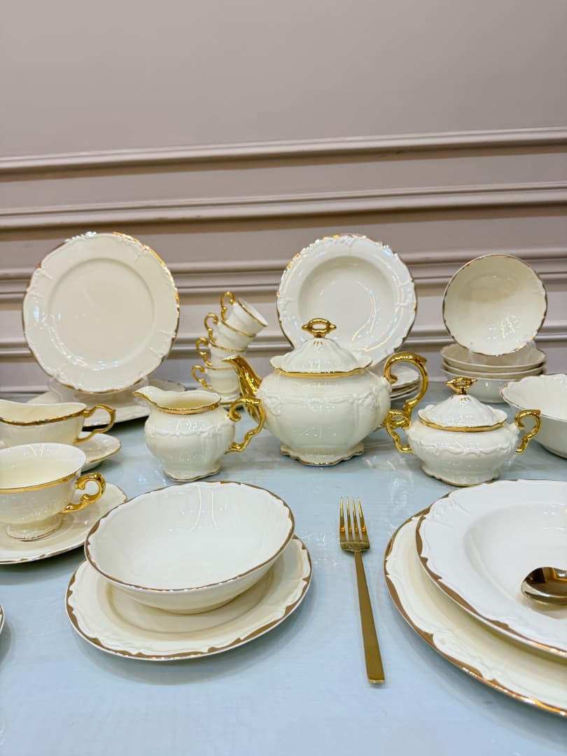 ELEGANT Dinner Set 62 Pcs - 124 Pcs