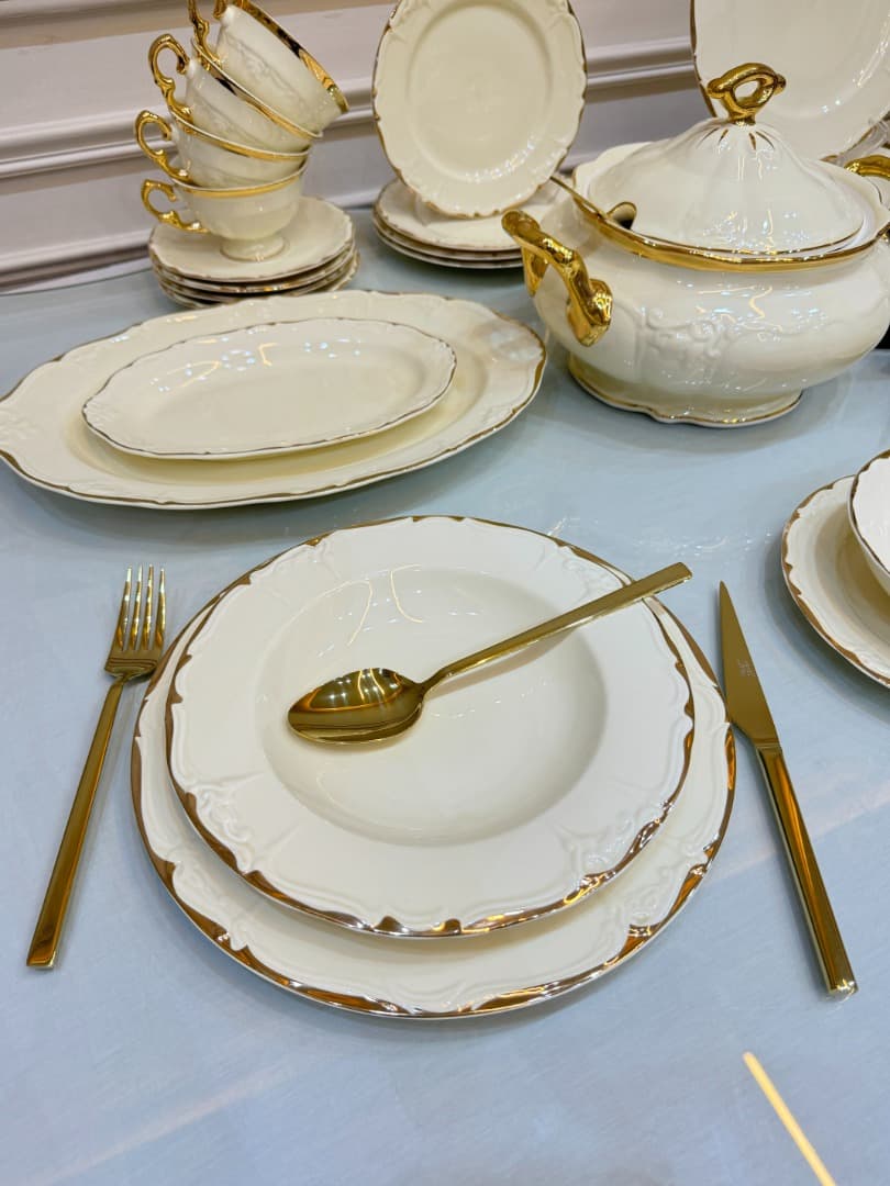 ELEGANT Dinner Set 62 Pcs - 124 Pcs
