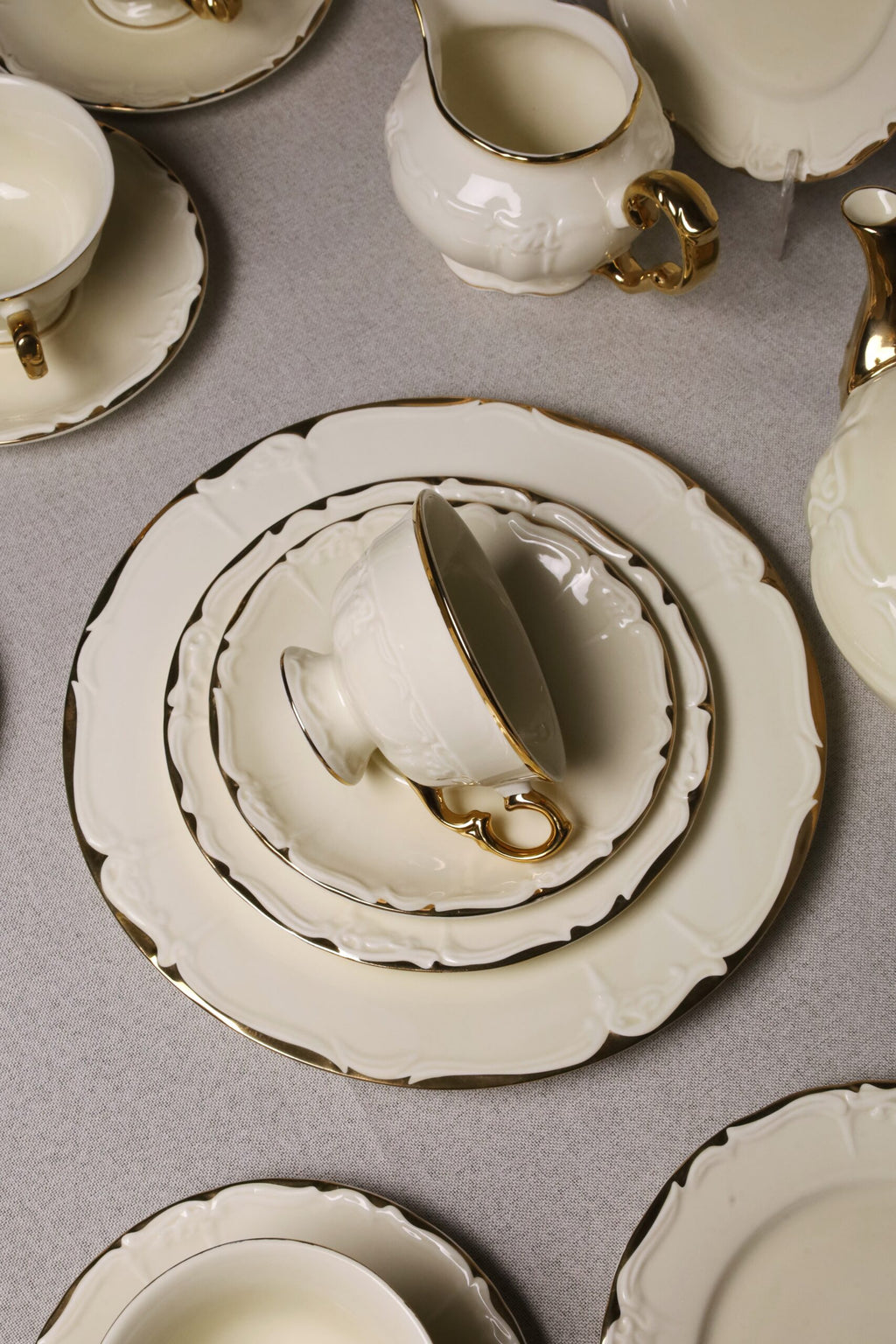 tea and cake set 24-piece