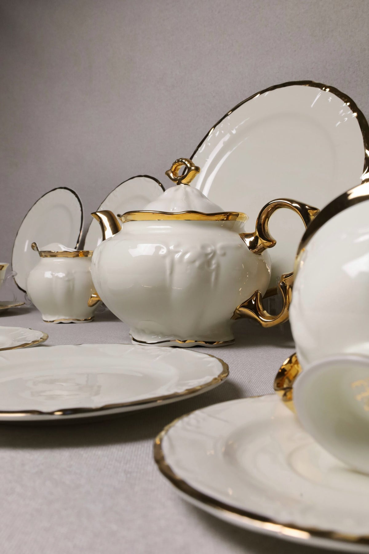 tea and cake set 24-piece