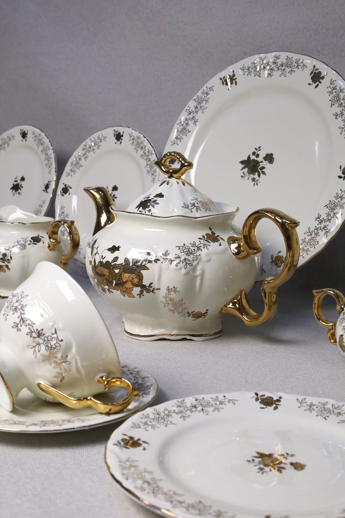 tea and cake set 24-piece