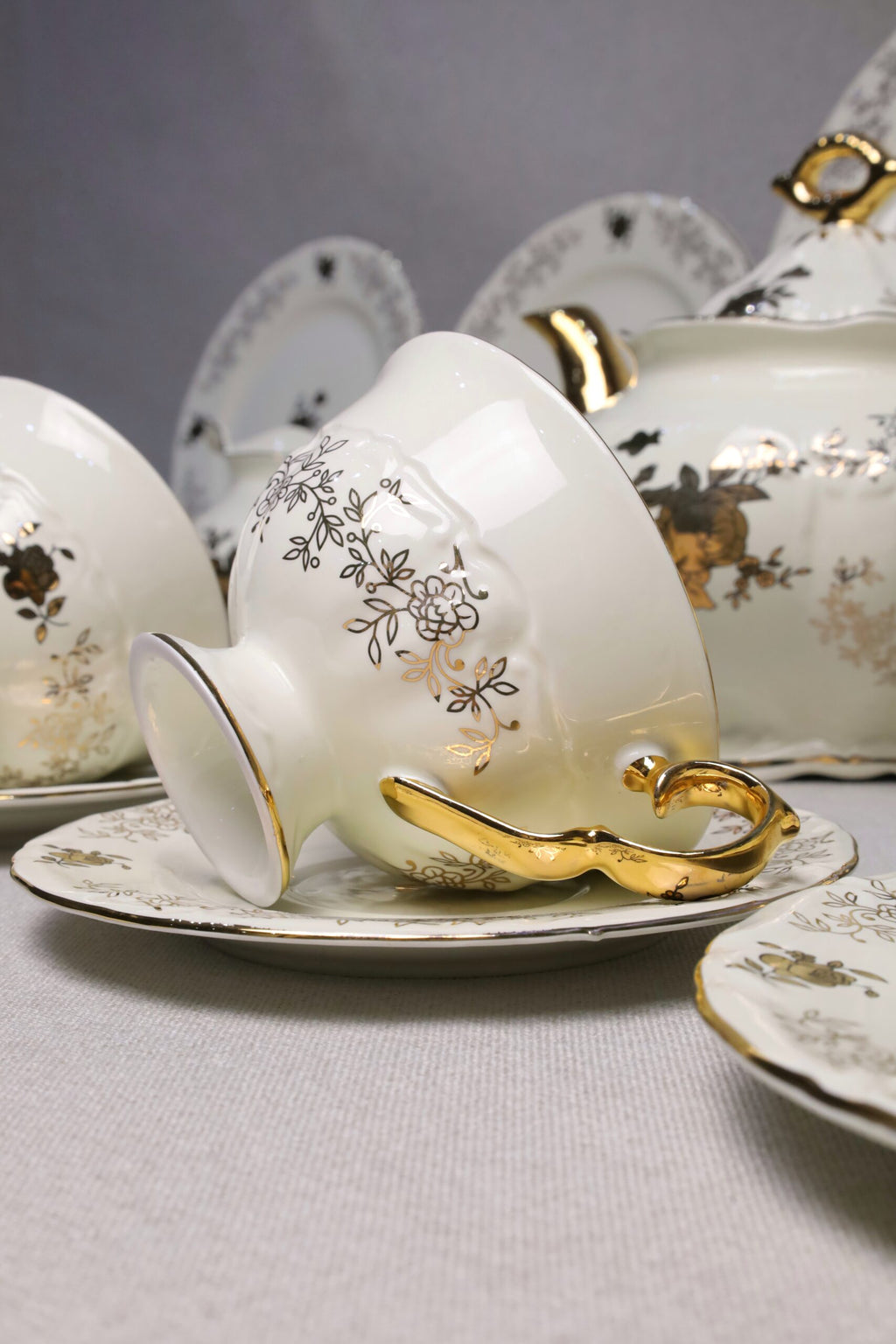 tea and cake set 24-piece