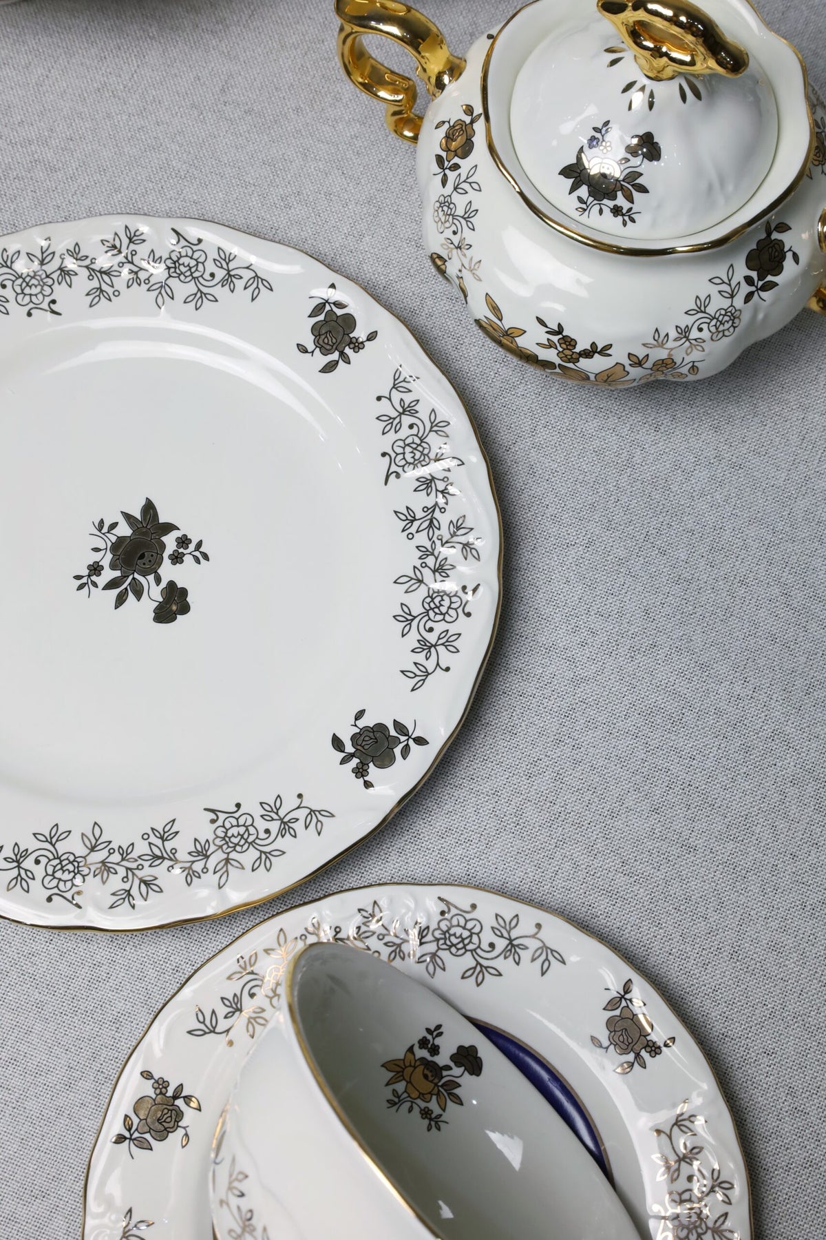 tea and cake set 24-piece