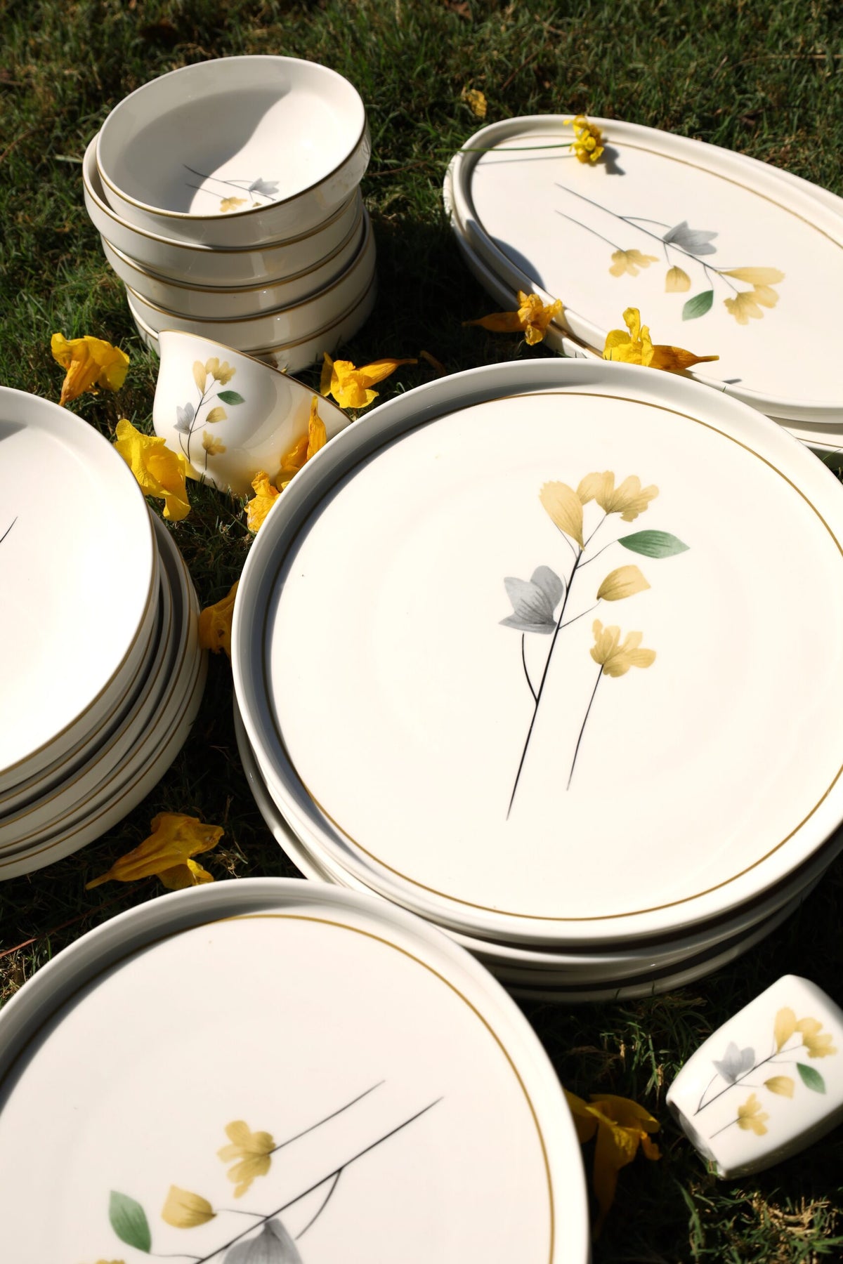 Karolina Flowers 30-Piece Dinner Set