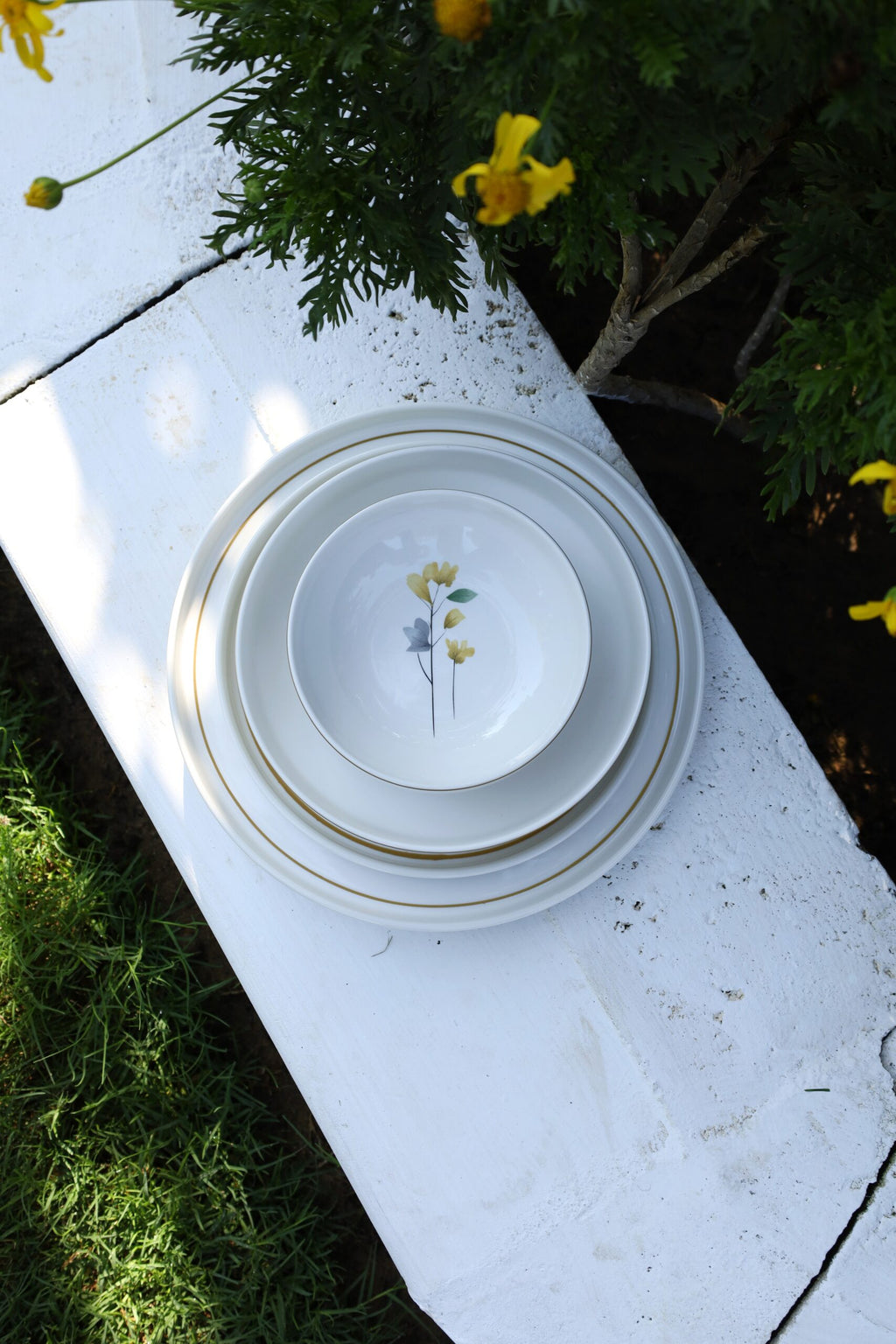Karolina Flowers 30-Piece Dinner Set