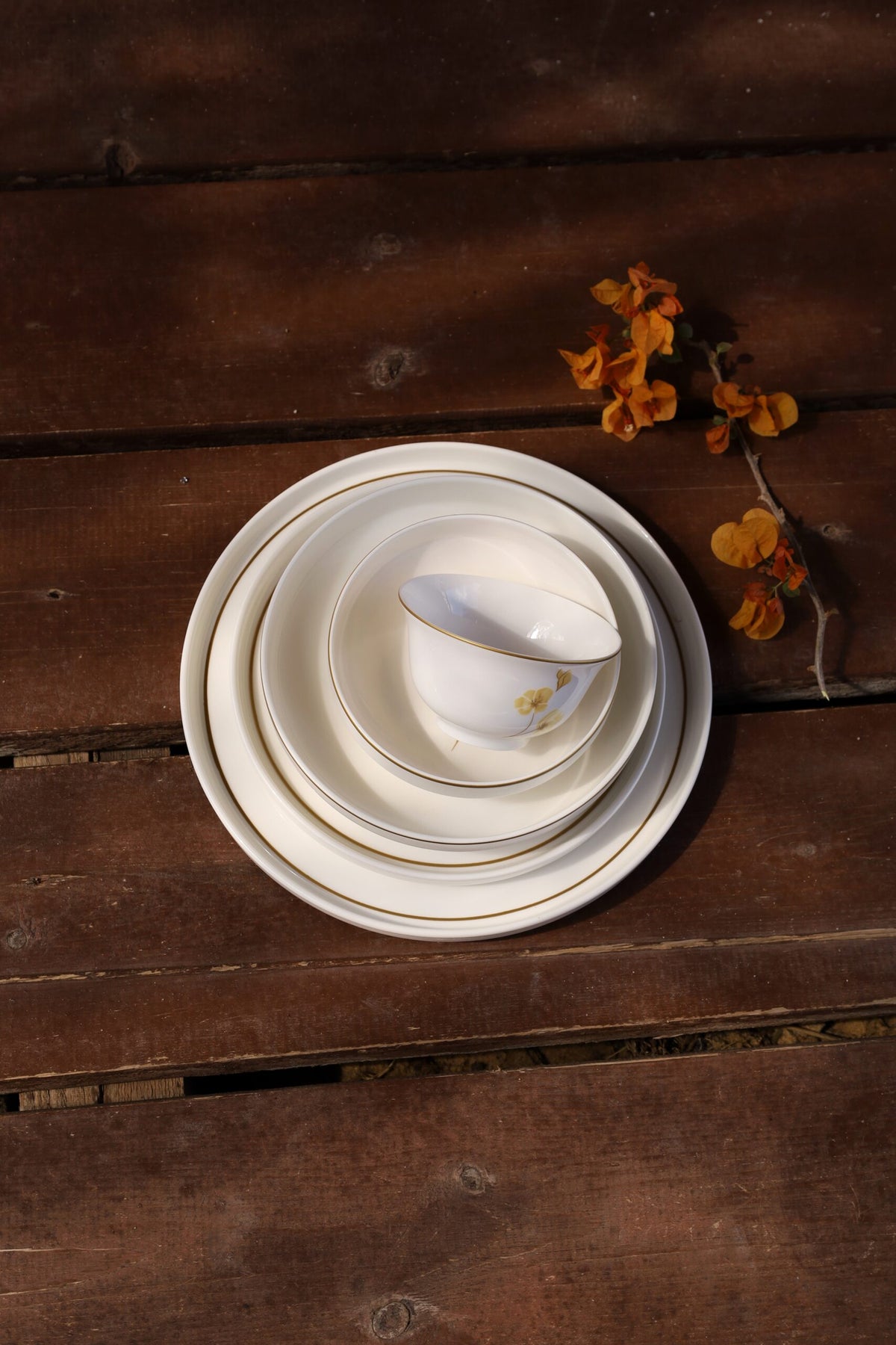 Karolina Flowers 30-Piece Dinner Set