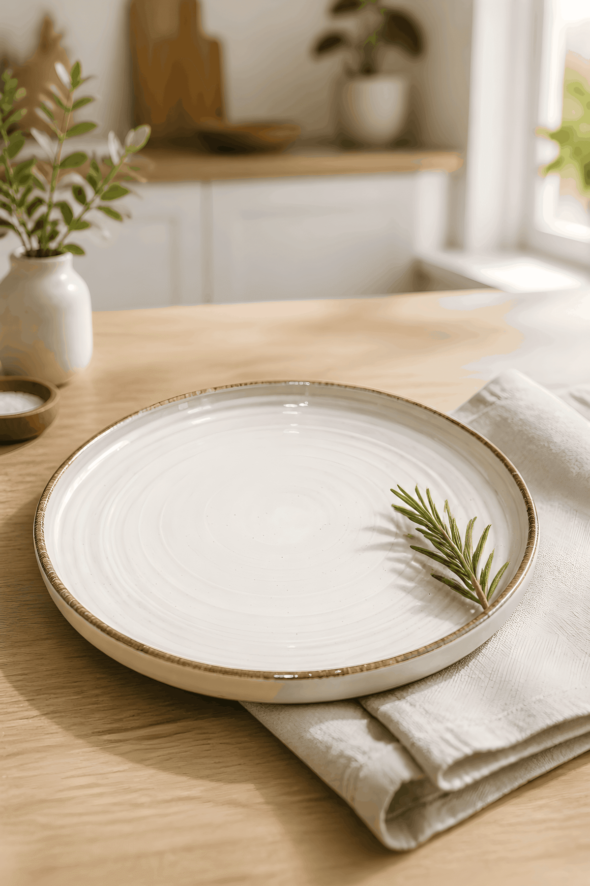 Karolina 1-Flat Plate (Beige)