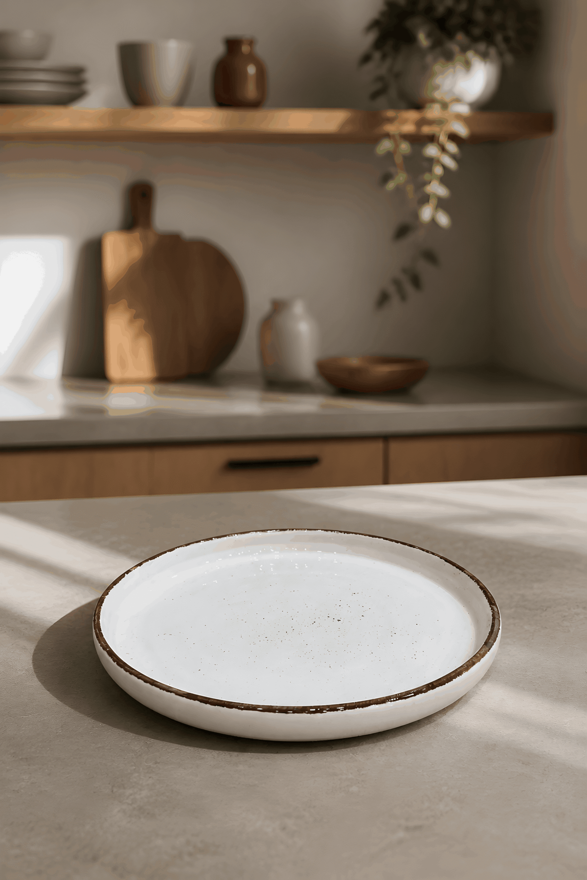 Karolina 1-Flat Plate (White)