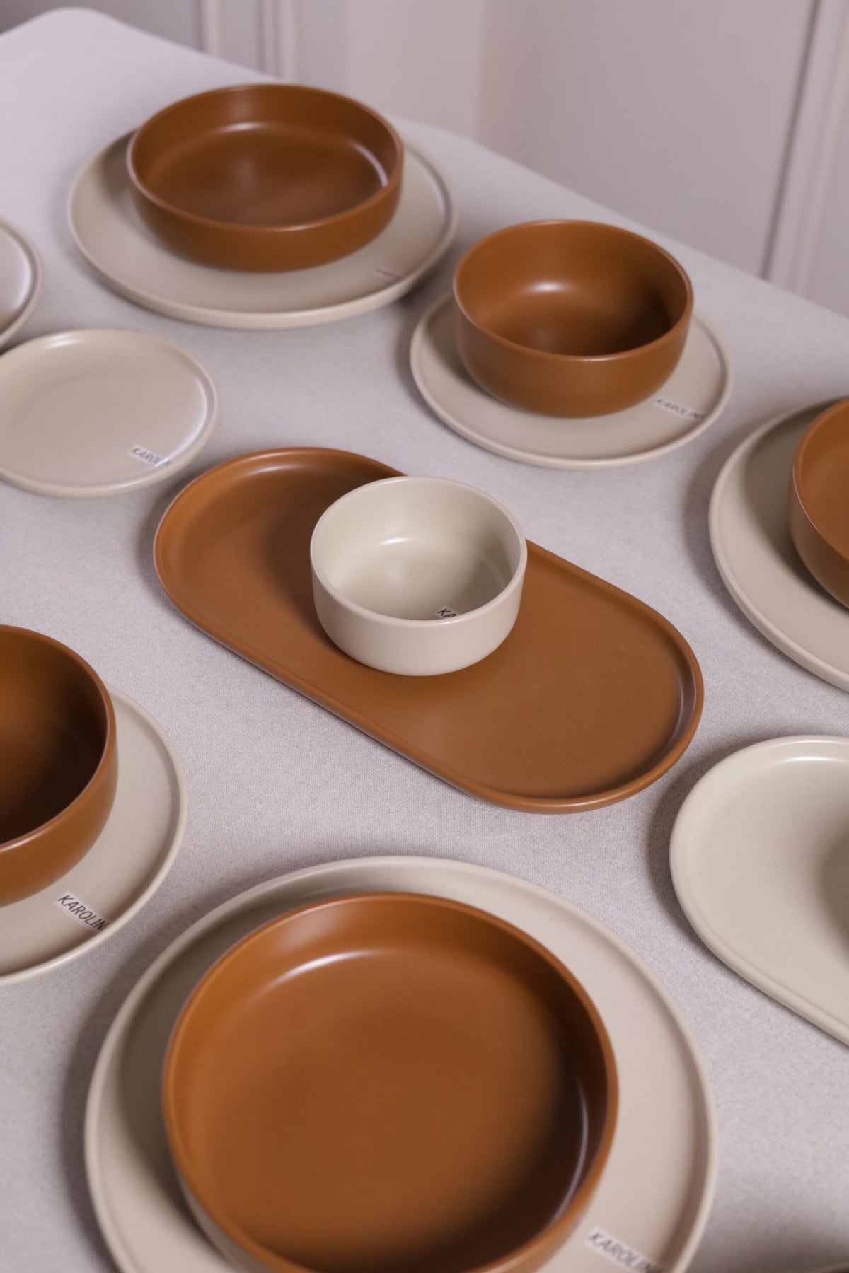 Karolina 30-Piece Dinner Set Matte
