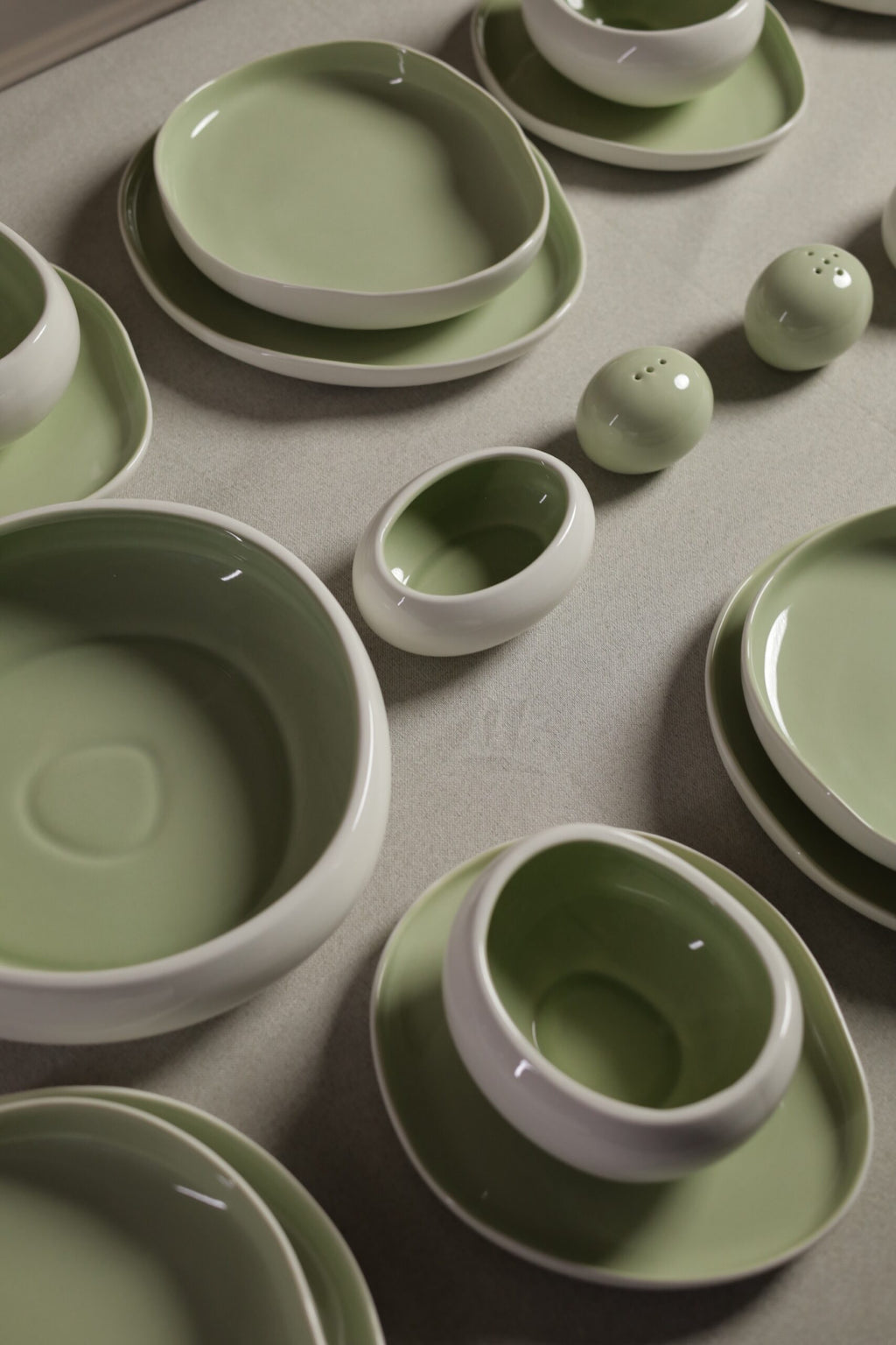 Karolina 30 Pcs - 60 Pcs DinnerSet mintgreen