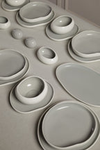 Karolina 30 Pcs - 60 Pcs Dinner Set - nardo gray