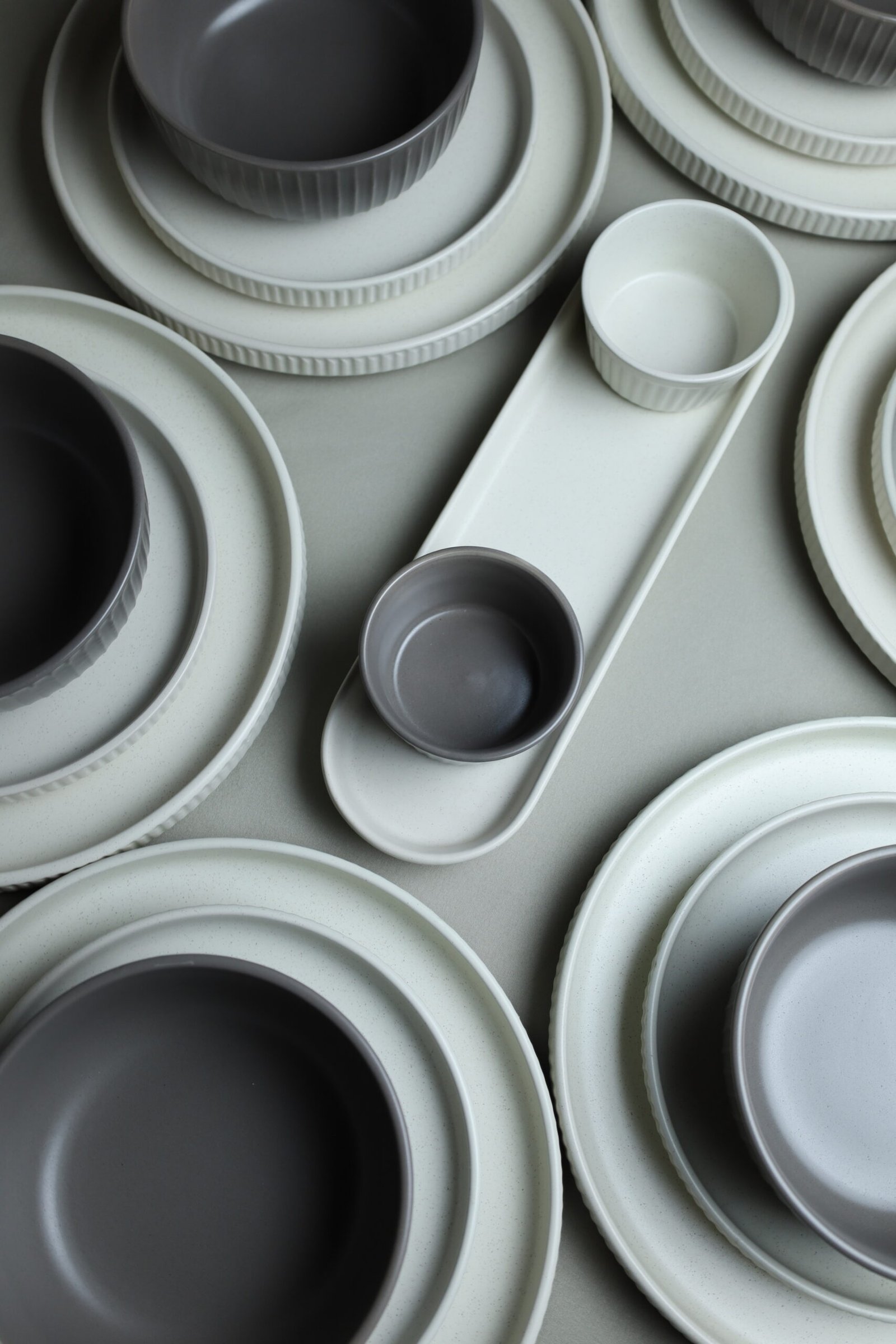 Karolina 30-Piece Dinner Set (Ribbed) - Image 5